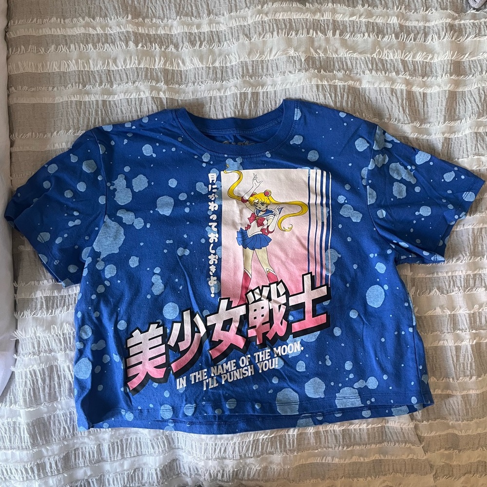 Sailor Moon Cropped T Shirt - Medium
